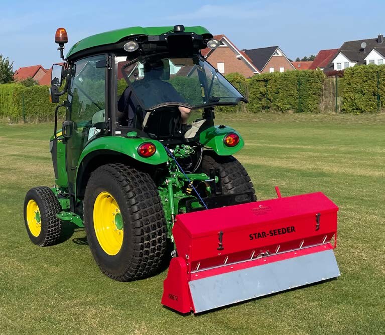 Spin Turf Machinery Star-Seeder sáningarvél